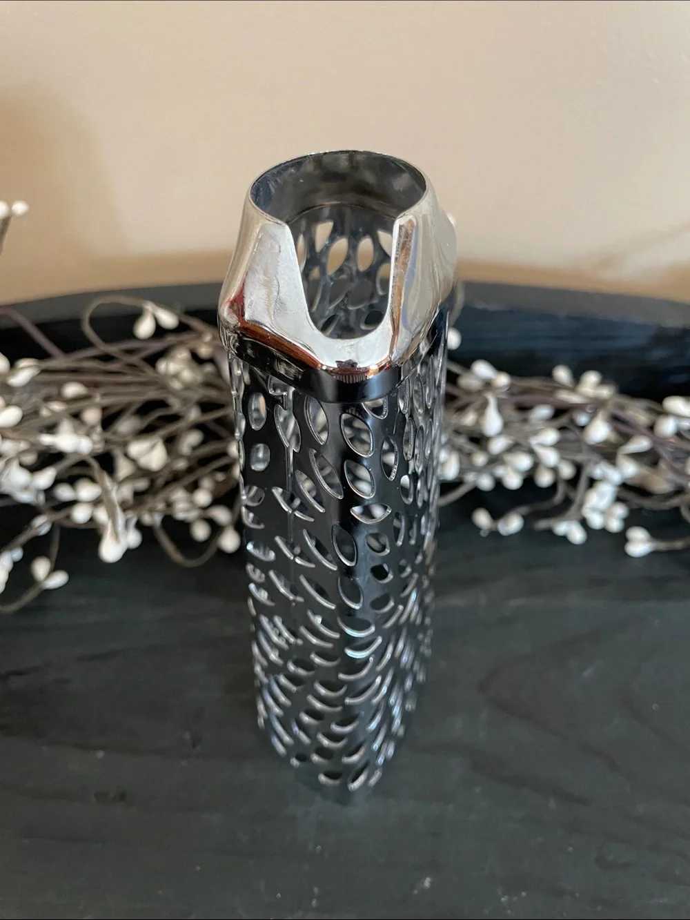 Bath & Body Works “Gel Soap” Chrome Decorative Dispenser Cover